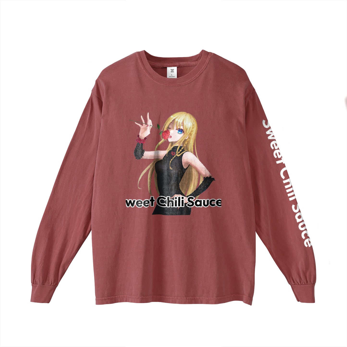 SCS 花になって 葉月 ロングスリーブTシャツ