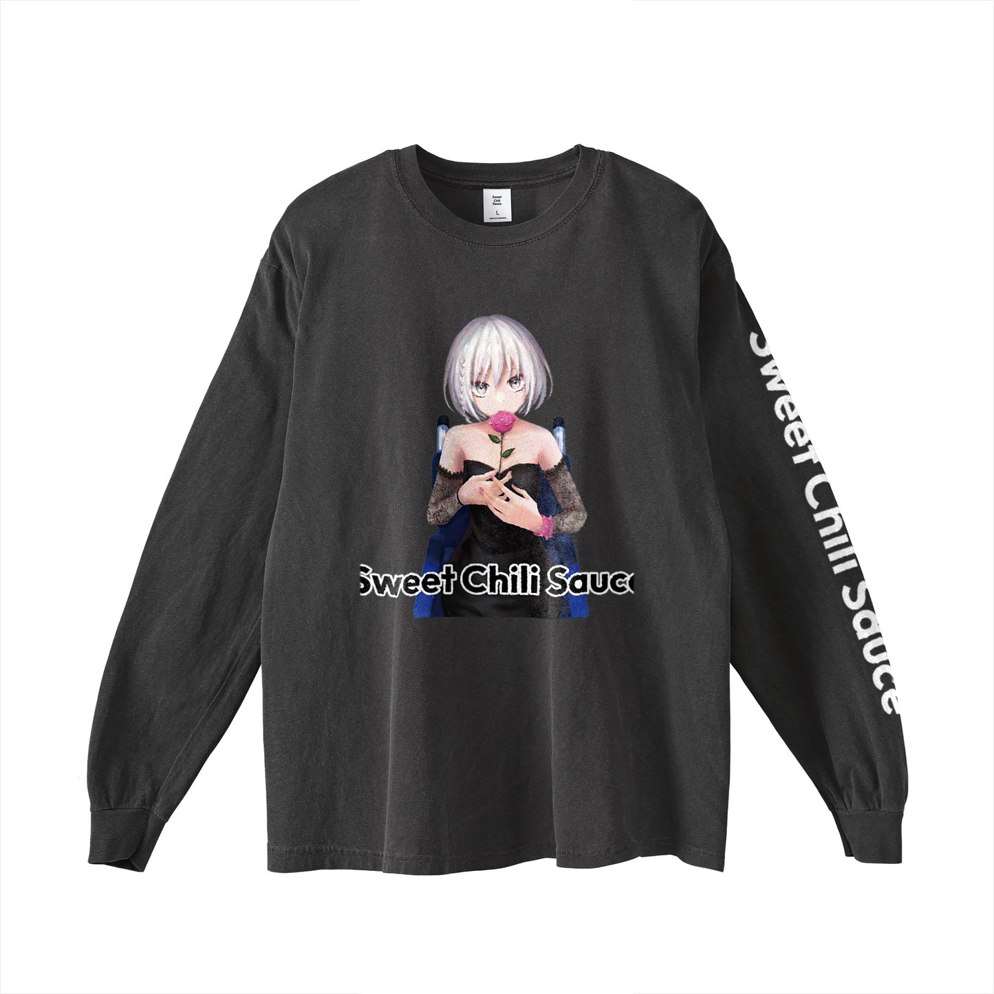 SCS 花になって 椿月 ロングスリーブTシャツ