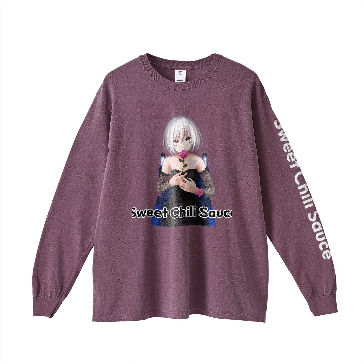 SCS 花になって 椿月 ロングスリーブTシャツ