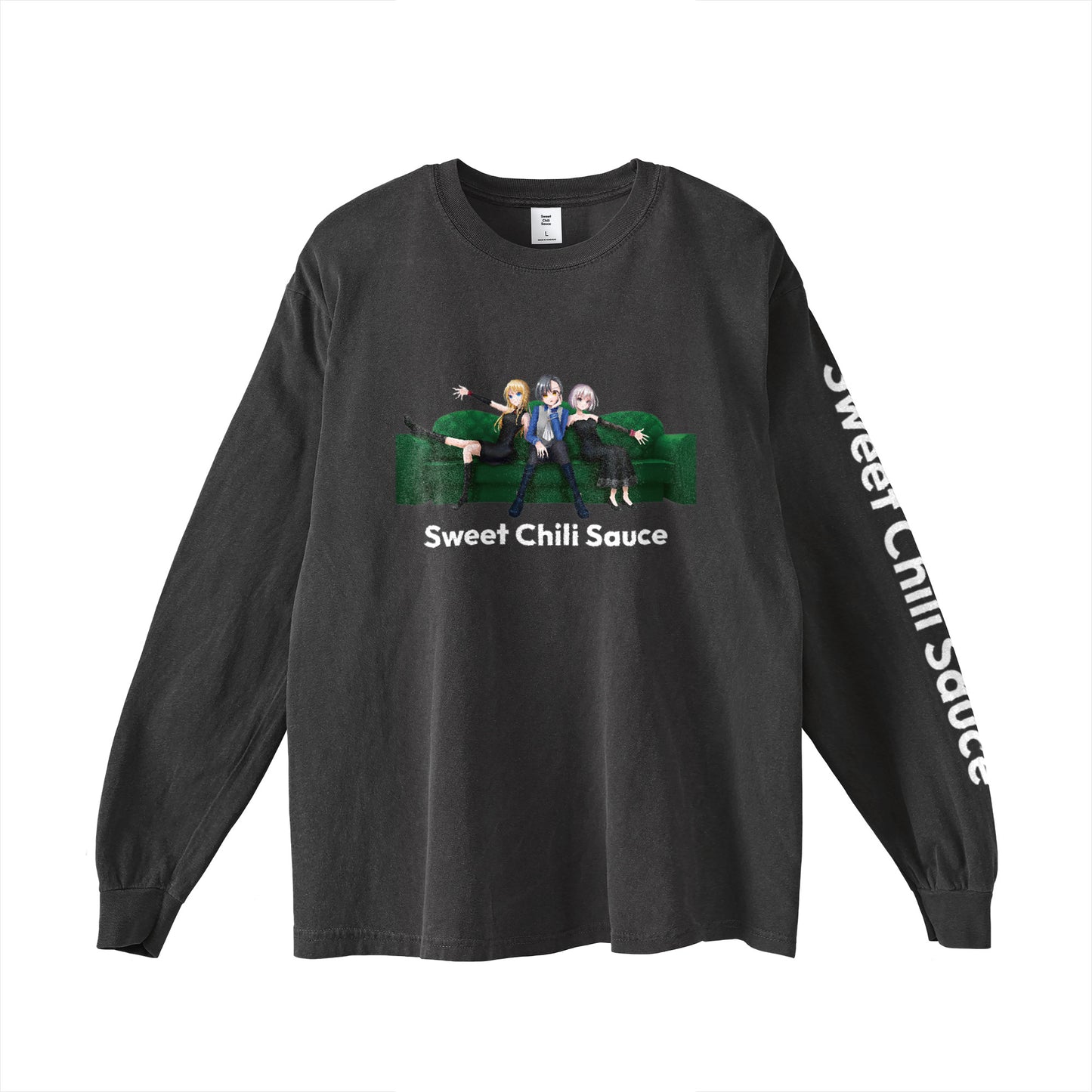 Sweet Chili Sauce 花になって ロングスリーブTシャツ