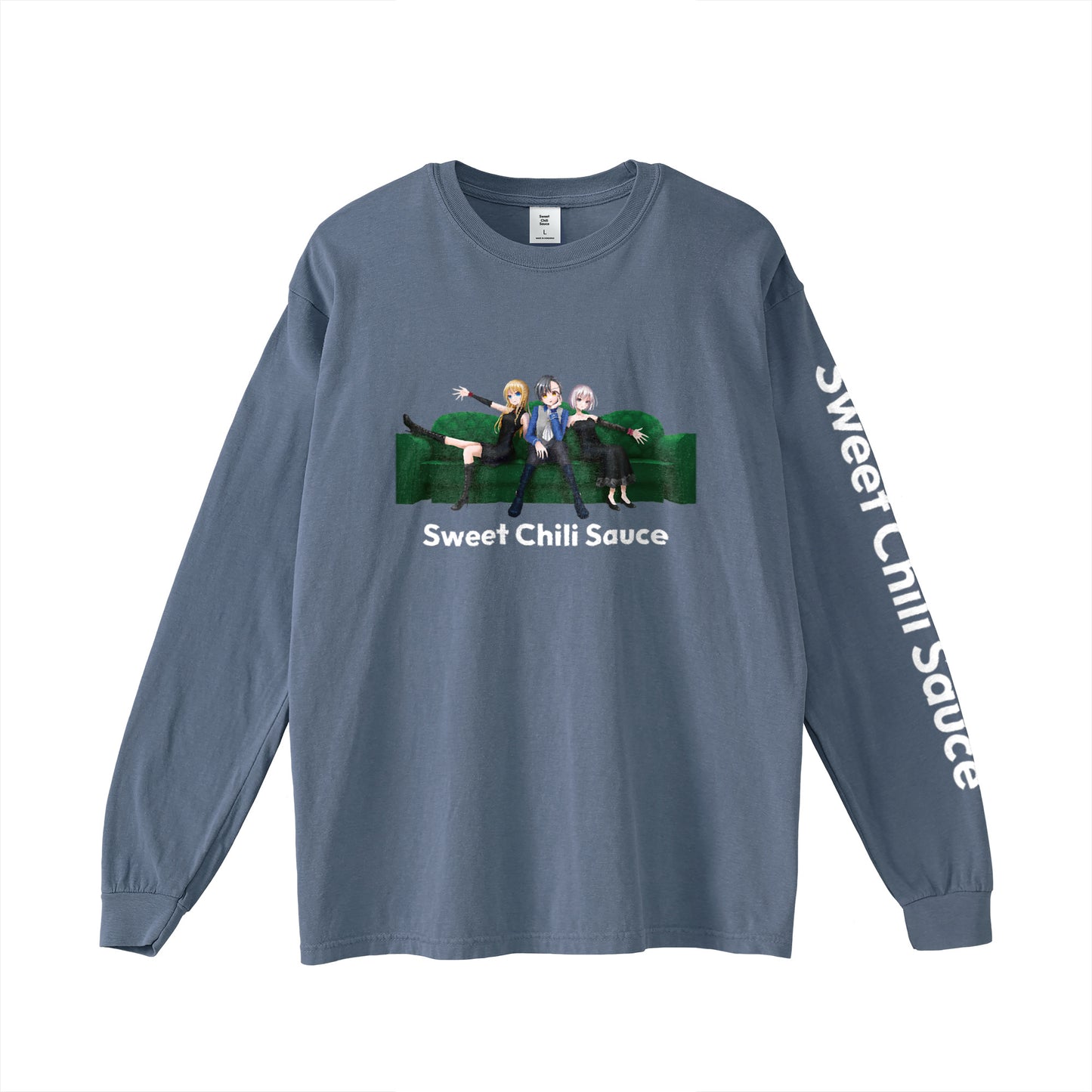 Sweet Chili Sauce 花になって ロングスリーブTシャツ