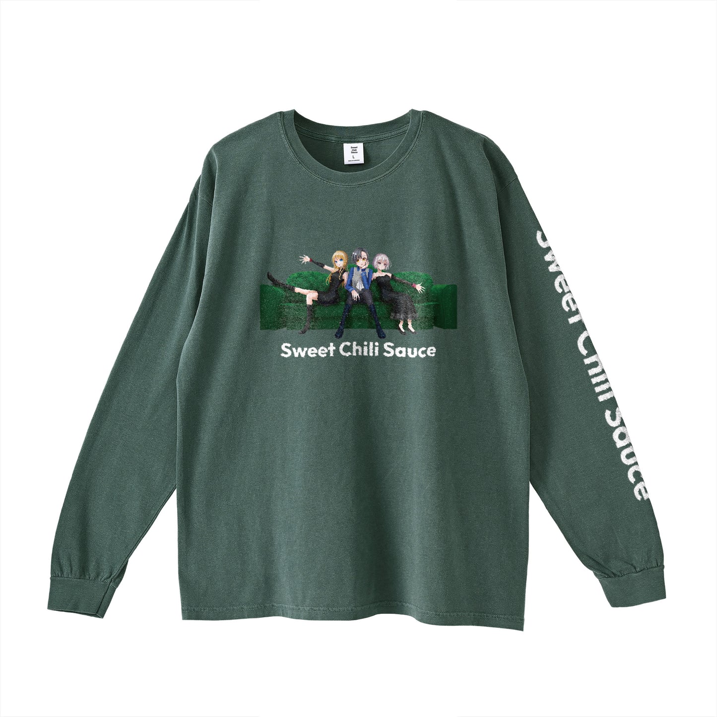 Sweet Chili Sauce 花になって ロングスリーブTシャツ